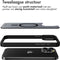 Accezz Hoesje Geschikt voor iPhone 15 Pro Max Hoesje - Accezz Rugged Frosted Backcover Geschikt voor MagSafe - Zwart