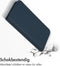 Accezz Hoesje Geschikt voor iPhone 15 Pro Max Hoesje Met Pasjeshouder - Accezz Premium Leather Slim Bookcase - Blauw