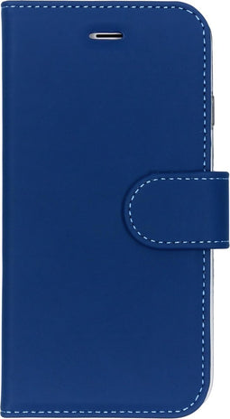 Accezz Hoesje Geschikt voor iPhone 6 / 6s / 7 / 8 / SE (2020) / SE (2022) Hoesje Met Pasjeshouder - Accezz Wallet Softcase Bookcase - Donkerblauw