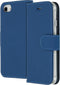 Accezz Hoesje Geschikt voor iPhone 6 / 6s / 7 / 8 / SE (2020) / SE (2022) Hoesje Met Pasjeshouder - Accezz Wallet Softcase Bookcase - Donkerblauw