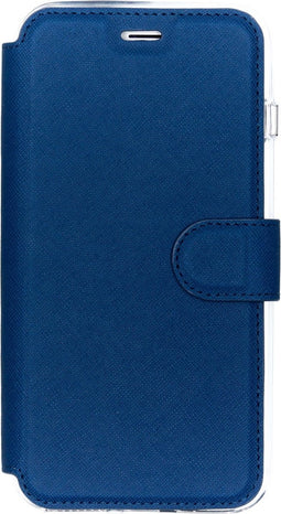 Accezz Hoesje Geschikt voor iPhone 8 Plus / 7 Plus Hoesje Met Pasjeshouder - Accezz Xtreme Wallet Bookcase - Donkerblauw