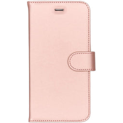 Accezz Hoesje Geschikt voor iPhone 8 Plus / 7 Plus Hoesje Met Pasjeshouder - Accezz Wallet Softcase Bookcase - Roze