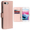 Accezz Hoesje Geschikt voor iPhone 8 Plus / 7 Plus Hoesje Met Pasjeshouder - Accezz Wallet Softcase Bookcase - Roze