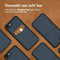 Accezz Hoesje Geschikt voor iPhone SE (2022) / SE (2020) / 8 / 7 / 6s / 6 Hoesje Met Pasjeshouder - Accezz Premium Leather Card Slot Backcover - Donkerblauw