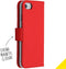 Accezz Hoesje Geschikt voor iPhone SE (2022) / SE (2020) / 8 / 7 / 6s / 6 Hoesje Met Pasjeshouder - Accezz Wallet Softcase Bookcase - Rood
