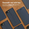 Accezz Hoesje Geschikt voor iPhone SE (2022) / SE (2020) / 8 / 7 / 6s / 6 Hoesje Met Pasjeshouder - Accezz Premium Leather Slim Bookcase - Donkerblauw
