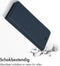 Accezz Hoesje Geschikt voor iPhone SE (2022) / SE (2020) / 8 / 7 / 6s / 6 Hoesje Met Pasjeshouder - Accezz Premium Leather Slim Bookcase - Donkerblauw