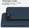 Accezz Hoesje Geschikt voor iPhone SE (2022) / SE (2020) / 8 / 7 / 6s / 6 Hoesje Met Pasjeshouder - Accezz Premium Leather 2 in 1 Wallet Bookcase - Donkerblauw