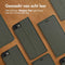 Accezz Hoesje Geschikt voor iPhone SE (2022) / SE (2020) / 8 / 7 / 6s / 6 Hoesje Met Pasjeshouder - Accezz Premium Leather Slim Bookcase - Groen