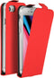 Accezz Hoesje Geschikt voor iPhone SE (2022) / SE (2020) / 8 / 7 Hoesje Met Pasjeshouder - Accezz Flipcase - Rood