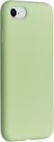Accezz Hoesje Geschikt voor iPhone SE (2022) / SE (2020) / 8 / 7 Hoesje Siliconen - Accezz Liquid Silicone Backcover - Groen