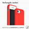 Accezz Hoesje Geschikt voor iPhone SE (2022) / SE (2020) / 8 / 7 Hoesje Siliconen - Accezz Liquid Silicone Backcover - Rood