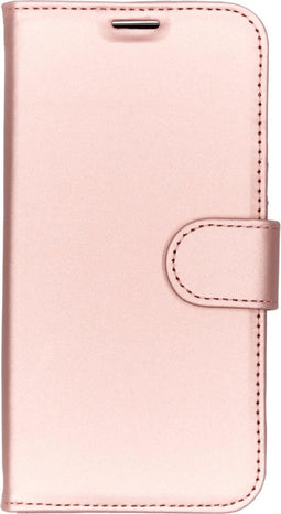Accezz Hoesje Geschikt voor iPhone X / Xs Hoesje Met Pasjeshouder - Accezz Wallet Softcase Bookcase - Roze