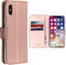 Accezz Hoesje Geschikt voor iPhone X / Xs Hoesje Met Pasjeshouder - Accezz Wallet Softcase Bookcase - Roze