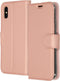 Accezz Hoesje Geschikt voor iPhone X / Xs Hoesje Met Pasjeshouder - Accezz Wallet Softcase Bookcase - Roze