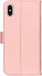 Accezz Hoesje Geschikt voor iPhone Xs Max Hoesje Met Pasjeshouder - Accezz Wallet Softcase Bookcase - Roze