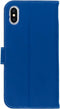 Accezz Hoesje Geschikt voor iPhone Xs Max Hoesje Met Pasjeshouder - Accezz Wallet Softcase Bookcase - Donkerblauw