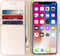 Accezz Hoesje Geschikt voor iPhone Xs Max Hoesje Met Pasjeshouder - Accezz Wallet Softcase Bookcase - goud