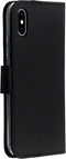Accezz Hoesje Geschikt voor iPhone Xs / X Hoesje Met Pasjeshouder - Accezz Wallet Softcase Bookcase - Zwart