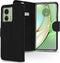 Accezz Hoesje Geschikt voor Motorola Edge 40 Hoesje Met Pasjeshouder - Accezz Wallet Softcase Bookcase - Zwart