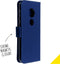 Accezz Hoesje Geschikt voor Motorola Moto G6 Play / Moto E5 Hoesje Met Pasjeshouder - Accezz Wallet Softcase Bookcase - Donkerblauw