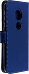 Accezz Hoesje Geschikt voor Motorola Moto G6 Play / Moto E5 Hoesje Met Pasjeshouder - Accezz Wallet Softcase Bookcase - Donkerblauw