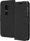 Accezz Hoesje Geschikt voor Motorola Moto G7 Play Hoesje Met Pasjeshouder - Accezz Wallet Softcase Bookcase - Zwart