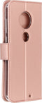 Accezz Hoesje Geschikt voor Motorola Moto G7 Plus / Moto G7 Hoesje Met Pasjeshouder - Accezz Wallet Softcase Bookcase - Roze