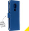 Accezz Hoesje Geschikt voor Motorola Moto G7 Power Hoesje Met Pasjeshouder - Accezz Wallet Softcase Bookcase - Donkerblauw
