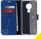 Accezz Hoesje Geschikt voor Motorola Moto G7 Power Hoesje Met Pasjeshouder - Accezz Wallet Softcase Bookcase - Donkerblauw