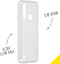 Accezz Hoesje Geschikt voor Motorola Moto G8 Power Lite Hoesje Siliconen - Accezz Clear Backcover - Transparant