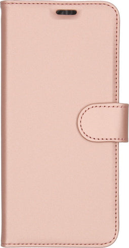 Accezz Hoesje Geschikt voor Motorola One Vision Hoesje Met Pasjeshouder - Accezz Wallet Softcase Bookcase - Roze