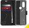 Accezz Hoesje Geschikt voor Motorola One Vision Hoesje Met Pasjeshouder - Accezz Wallet Softcase Bookcase - Zwart