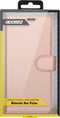 Accezz Hoesje Geschikt voor Motorola One Vision Hoesje Met Pasjeshouder - Accezz Wallet Softcase Bookcase - Roze