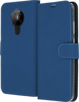 Accezz Hoesje Geschikt voor Nokia 5.3 Hoesje Met Pasjeshouder - Accezz Wallet Softcase Bookcase - Donkerblauw