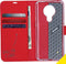 Accezz Hoesje Geschikt voor Nokia 5.3 Hoesje Met Pasjeshouder - Accezz Wallet Softcase Bookcase - Rood