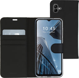 Accezz Hoesje Geschikt voor Samsung Galaxy A04 Hoesje Met Pasjeshouder - Accezz Wallet Softcase Bookcase - Zwart