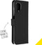 Accezz Hoesje Geschikt voor Samsung Galaxy A12 Hoesje Met Pasjeshouder - Accezz Wallet Softcase Bookcase - Zwart