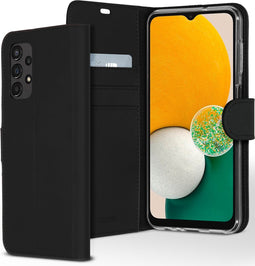 Accezz Hoesje Geschikt voor Samsung Galaxy A13 (4G) Hoesje Met Pasjeshouder - Accezz Wallet Softcase Bookcase - Zwart