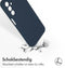 Accezz Hoesje Geschikt voor Samsung Galaxy A15 (4G) / A15 (5G) Hoesje Siliconen - Accezz Liquid Silicone Backcover - Donkerblauw