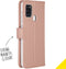 Accezz Hoesje Geschikt voor Samsung Galaxy A21s Hoesje Met Pasjeshouder - Accezz Wallet Softcase Bookcase - Roze