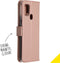 Accezz Hoesje Geschikt voor Samsung Galaxy A21s Hoesje Met Pasjeshouder - Accezz Wallet Softcase Bookcase - Roze