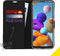 Accezz Hoesje Geschikt voor Samsung Galaxy A21s Hoesje Met Pasjeshouder - Accezz Wallet Softcase Bookcase - Zwart