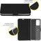 Accezz Hoesje Geschikt voor Samsung Galaxy A23 (5G) Hoesje Met Pasjeshouder - Accezz Wallet Softcase Bookcase - Zwart
