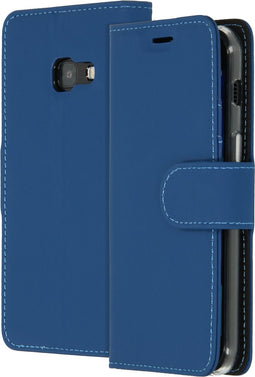 Accezz Hoesje Geschikt voor Samsung Galaxy A3 (2017) Hoesje Met Pasjeshouder - Accezz Wallet Softcase Bookcase - Donkerblauw
