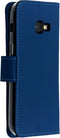 Accezz Hoesje Geschikt voor Samsung Galaxy A3 (2017) Hoesje Met Pasjeshouder - Accezz Wallet Softcase Bookcase - Donkerblauw