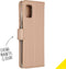 Accezz Hoesje Geschikt voor Samsung Galaxy A31 Hoesje Met Pasjeshouder - Accezz Wallet Softcase Bookcase - goud