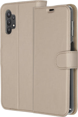 Accezz Hoesje Geschikt voor Samsung Galaxy A32 (5G) Hoesje Met Pasjeshouder - Accezz Wallet Softcase Bookcase - goud