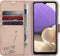 Accezz Hoesje Geschikt voor Samsung Galaxy A32 (5G) Hoesje Met Pasjeshouder - Accezz Wallet Softcase Bookcase - Rosé Goud