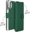 Accezz Hoesje Geschikt voor Samsung Galaxy A32 (5G) Hoesje Met Pasjeshouder - Accezz Xtreme Wallet Bookcase - Donkergroen